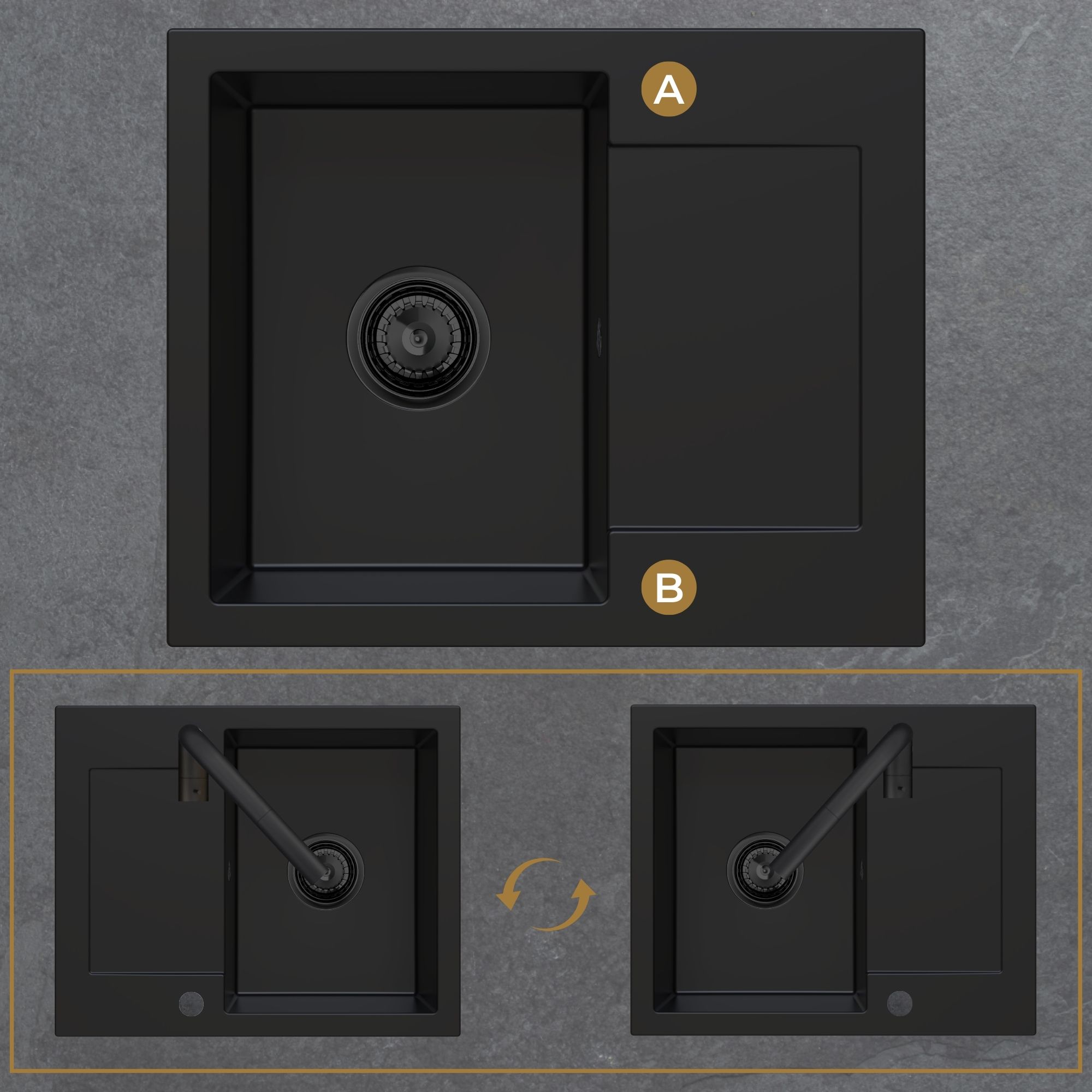 Otwory w zlewozmywaku